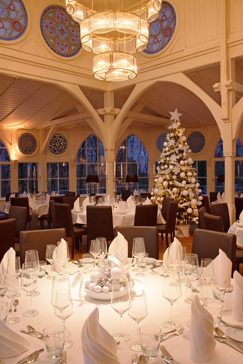 Weihnachtsfeier im Bankettsaal